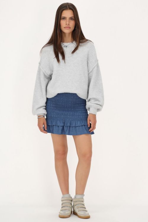 My Jewellery Blauwe Denim Rok Met Smock