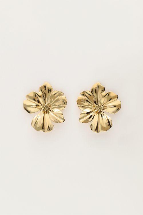 my jewellery Iconic oorhangers met bloem