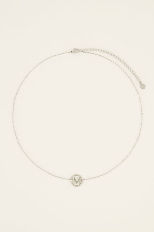 My Jewellery Ketting Met Initial In Ronde Bedel