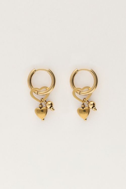 my jewellery Kleine oorringen met diverse hartjes