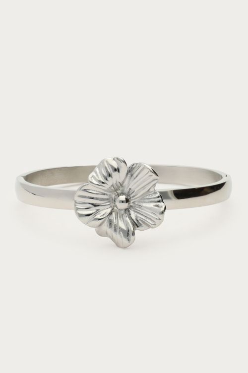 my jewellery Nomads bangle met bloem