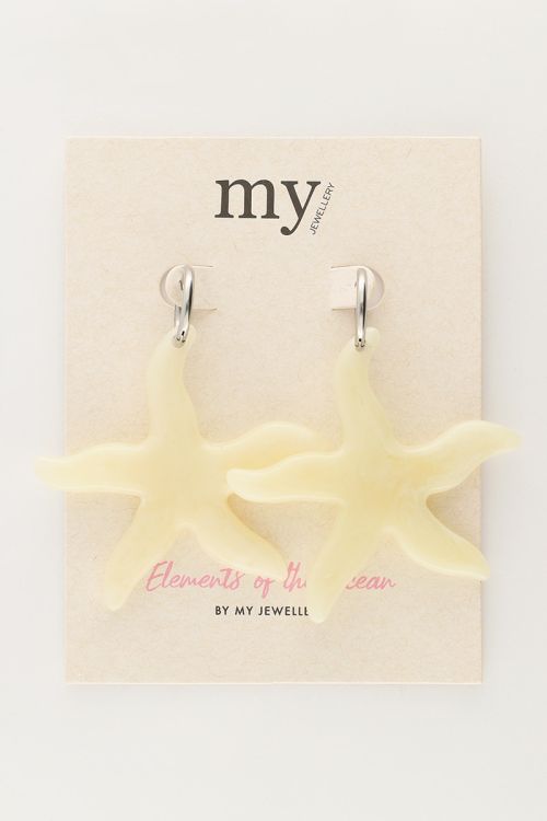 My Jewellery Ocean Oorringen Met Grote Zeester