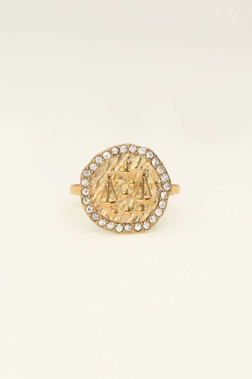 my jewellery Ring Zodiac met strass