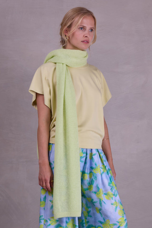 Nathalie Vleeschouwer Alfatar Alpaca Sjaal In Daiquiri Green