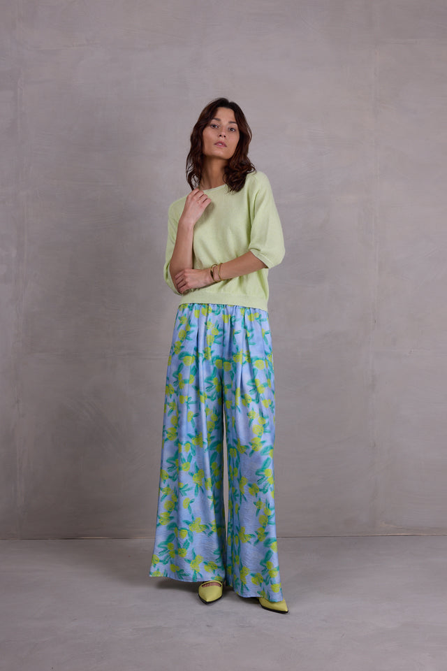 Nathalie Vleeschouwer Atella Alpaca Trui In Daiquiri Green