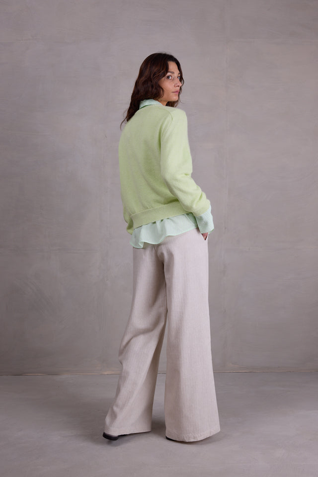 Nathalie Vleeschouwer August Trui In Daiquiri Green