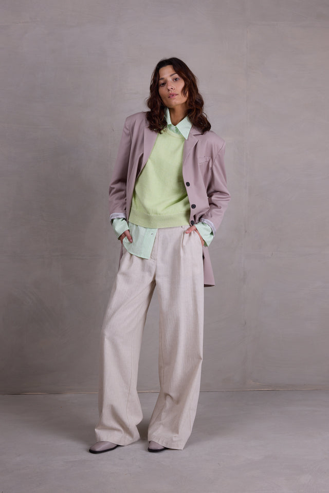 Nathalie Vleeschouwer August Trui In Daiquiri Green