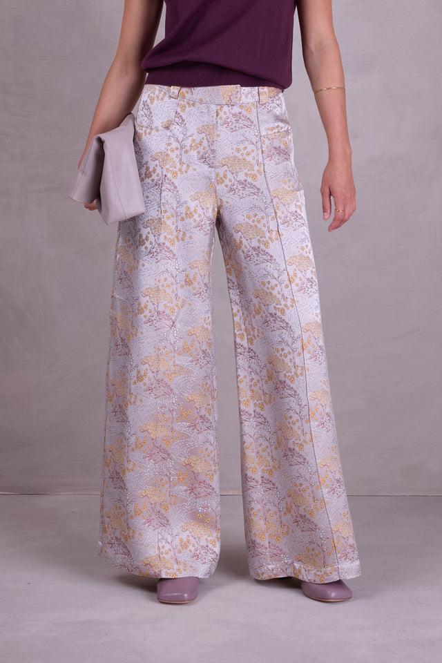 nathalie vleeschouwer Bolivar broek in golden glow sakura