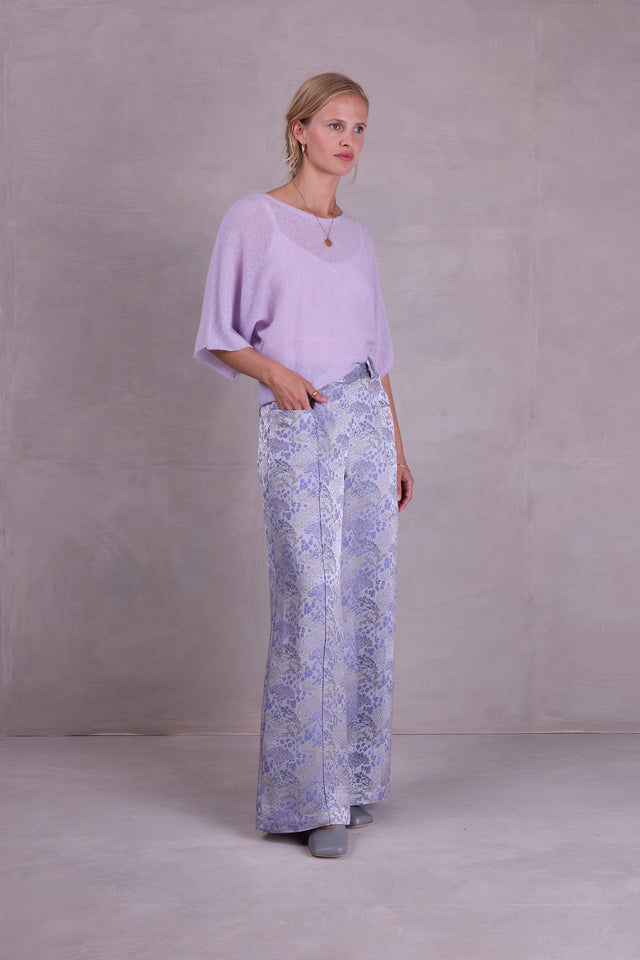 Nathalie Vleeschouwer Bolivar Broek In Mystical Blue Sakura