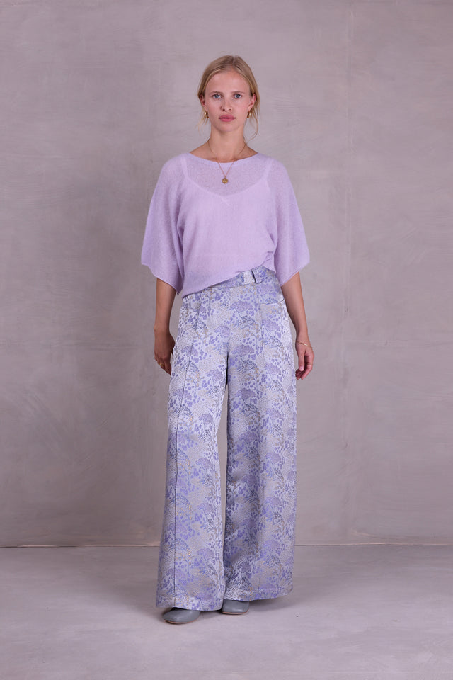 Nathalie Vleeschouwer Bolivar Broek In Mystical Blue Sakura