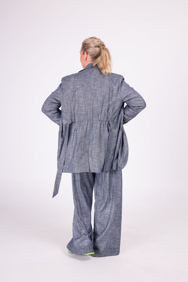 Nathalie Vleeschouwer Casper Blauw Gemêleerde Blazer