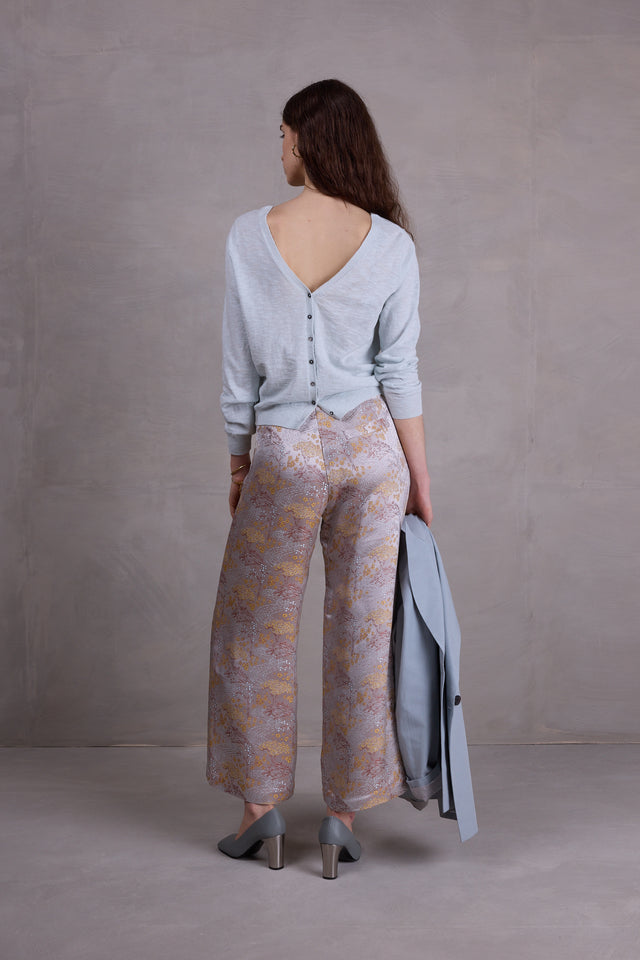 Nathalie Vleeschouwer Corleone Truitje Met Knoopjes In Ice Blue