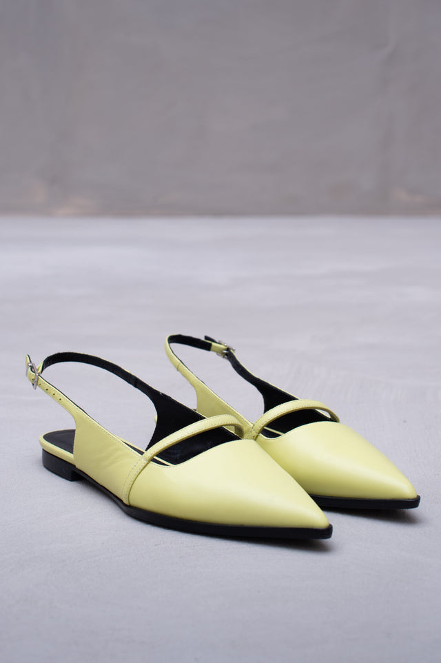 Nathalie Vleeschouwer Dallie Slingback In Lemon Grass
