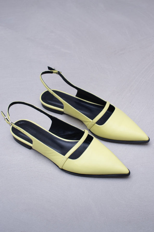 Nathalie Vleeschouwer Dallie Slingback In Lemon Grass