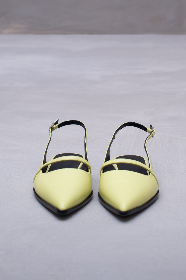 Nathalie Vleeschouwer Dallie Slingback In Lemon Grass