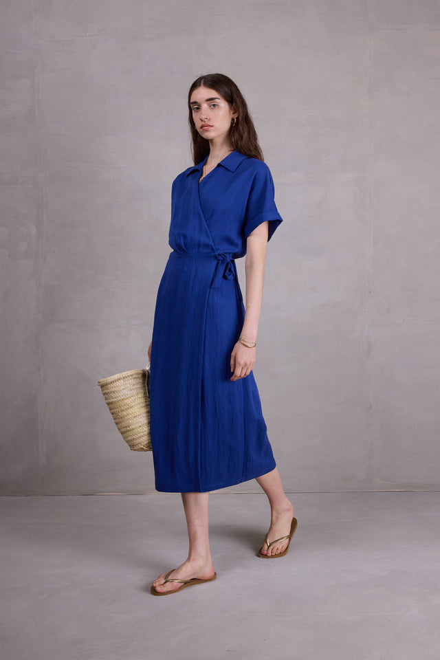 Nathalie Vleeschouwer Damian Jurk In True Blue Tencel