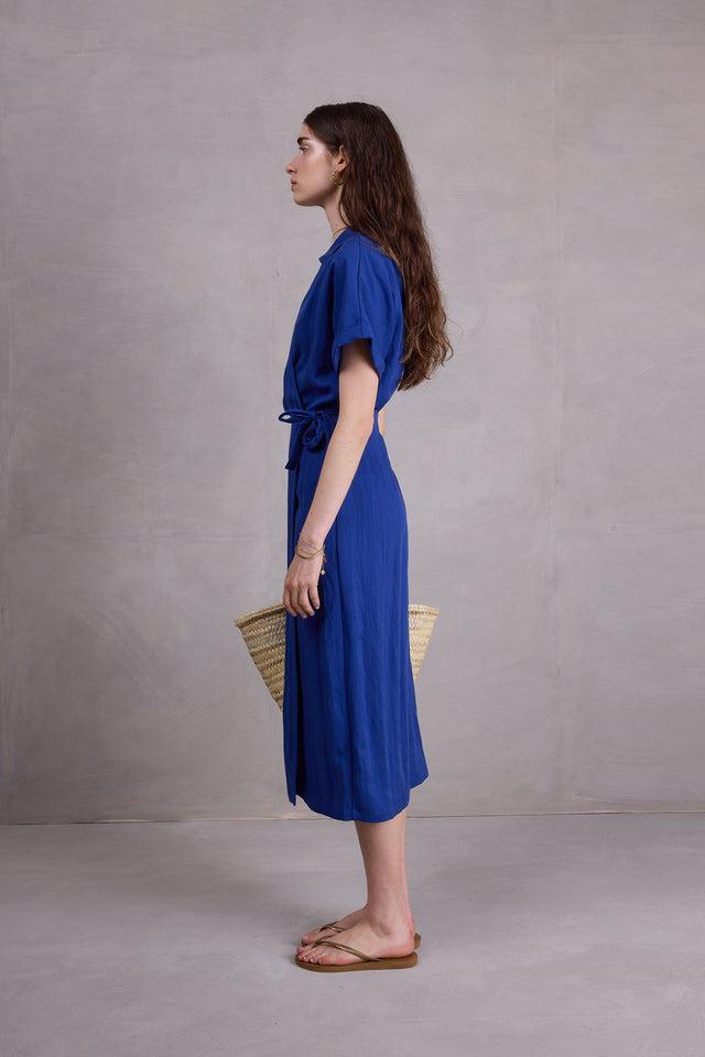 Nathalie Vleeschouwer Damian Jurk In True Blue Tencel