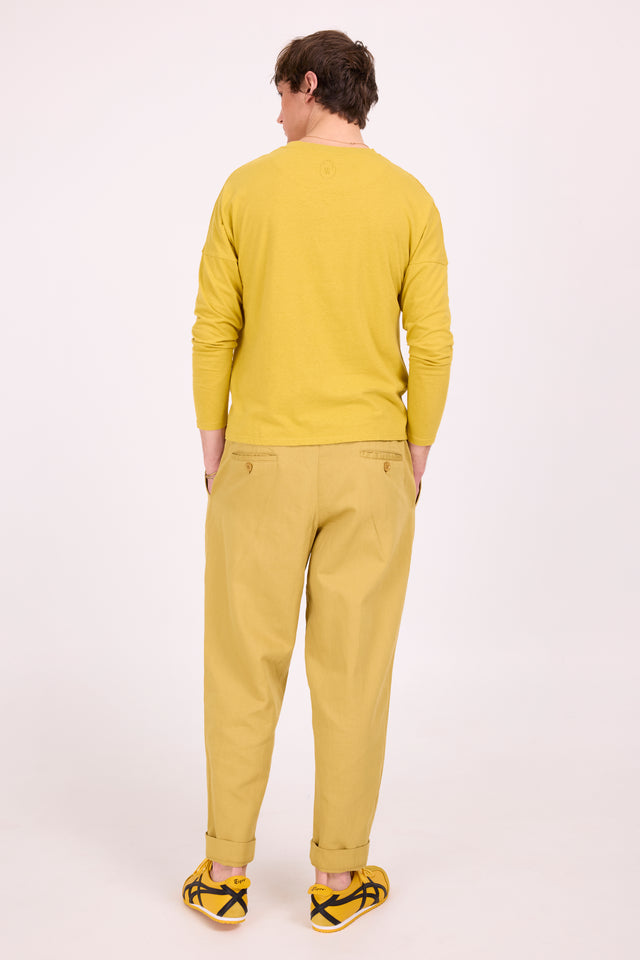 Nathalie Vleeschouwer Dan Olijfkleurige Barrel Broek