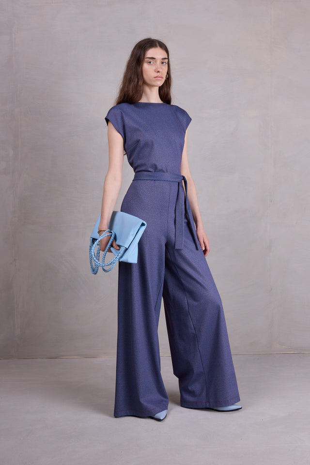 Nathalie Vleeschouwer Darlito Jumpsuit In Blue Blend