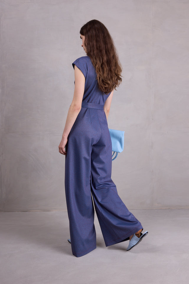 Nathalie Vleeschouwer Darlito Jumpsuit In Blue Blend