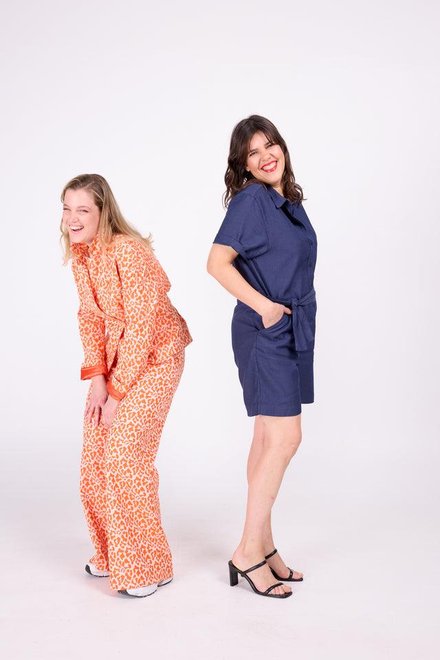 Nathalie Vleeschouwer Darsi Donkerblauw Gestreepte Playsuit