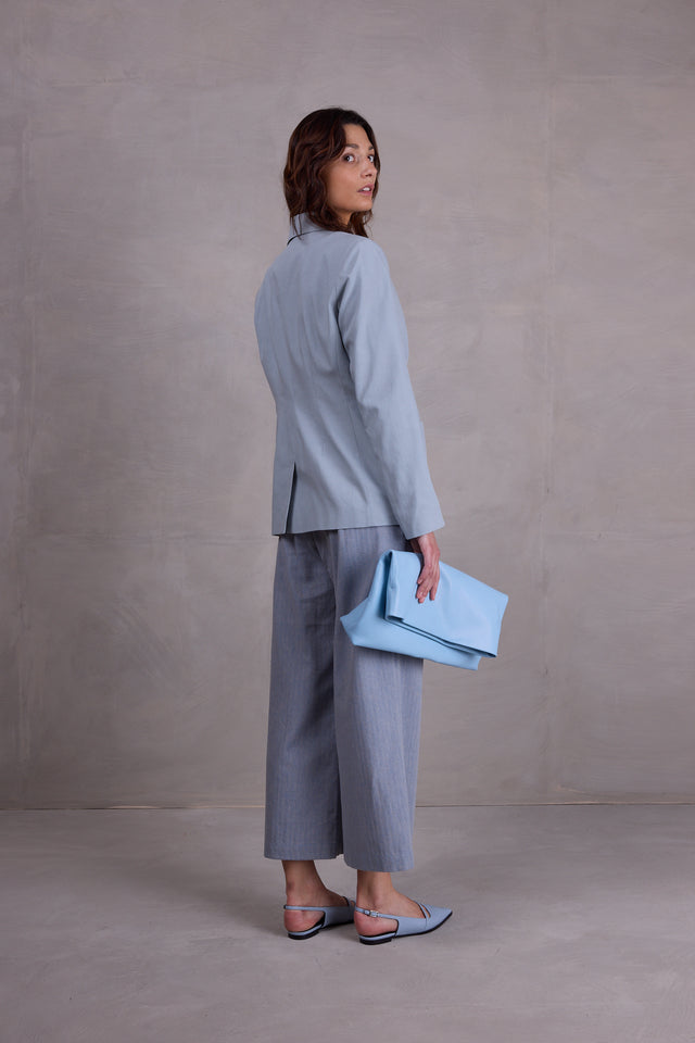 Nathalie Vleeschouwer David Broek In Dusk Blue Herringbone