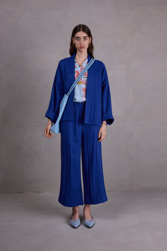 Nathalie Vleeschouwer David Broek In True Blue Tencel