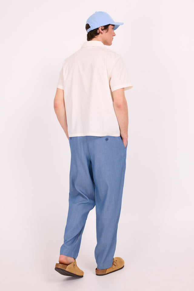 Nathalie Vleeschouwer Domenico Ecru Hemd Met Korte Mouwen