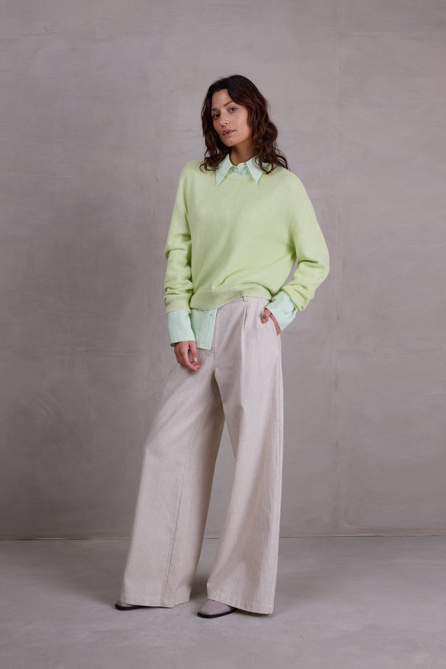 Nathalie Vleeschouwer Edward Broek In Sand Herringbone