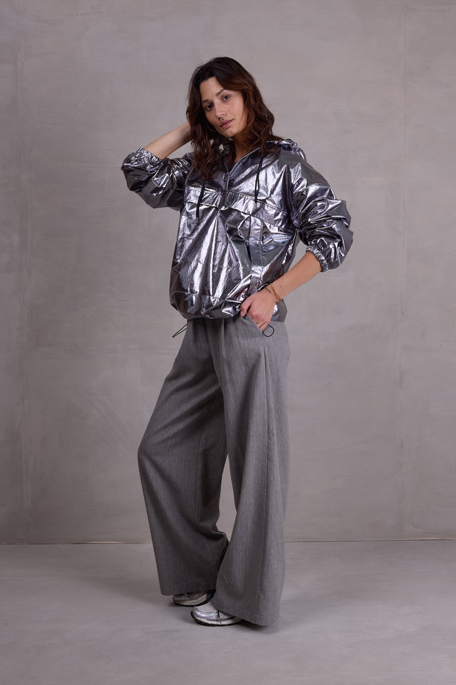 Nathalie Vleeschouwer Edward Broek In Steel Grey Herringbone