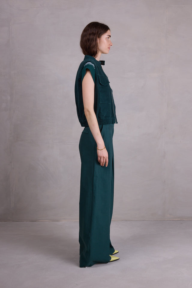 Nathalie Vleeschouwer Fallonn Cargo Jasje In Evergreen