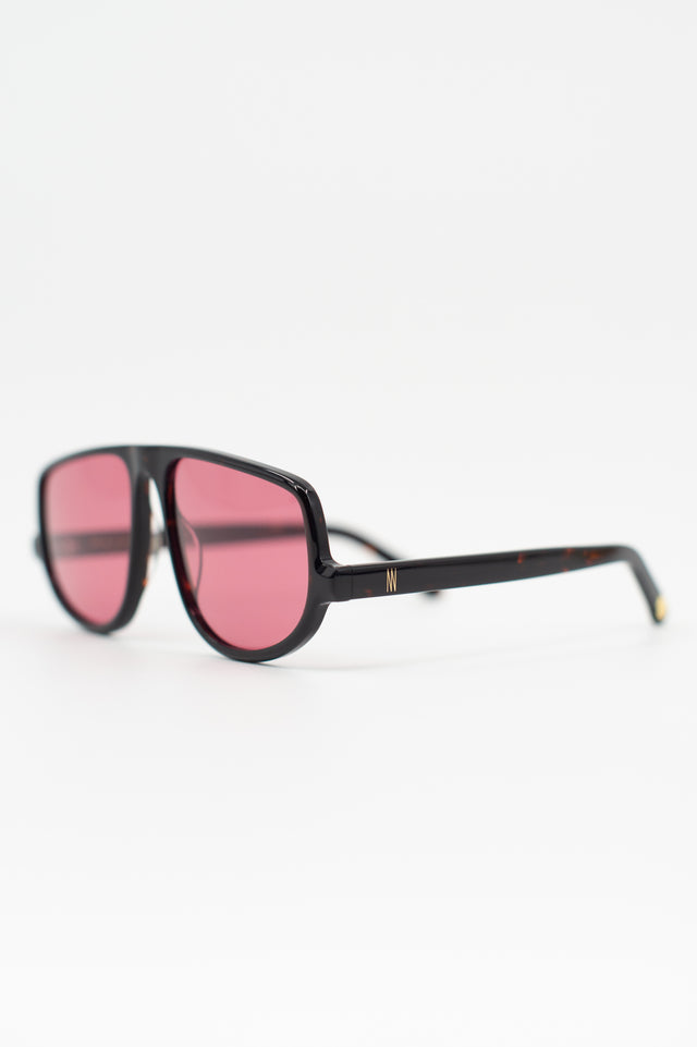 Nathalie Vleeschouwer Felice Zonnebril In Dark Tortoise / Cherry