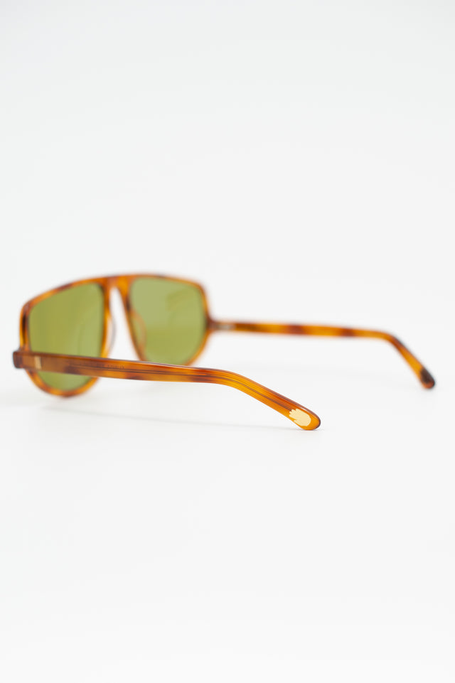 Nathalie Vleeschouwer Felice Zonnebril In Light Tortoise / Olive