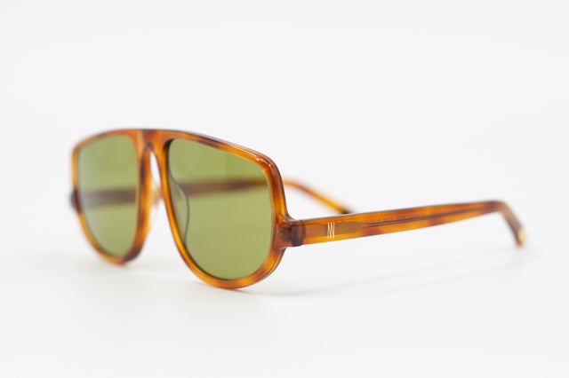 Nathalie Vleeschouwer Felice Zonnebril In Light Tortoise / Olive