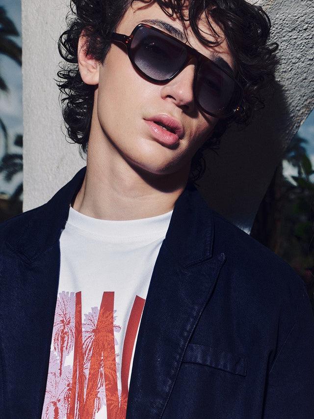 Nathalie Vleeschouwer Felice Zonnebril In Tortoise / Blue