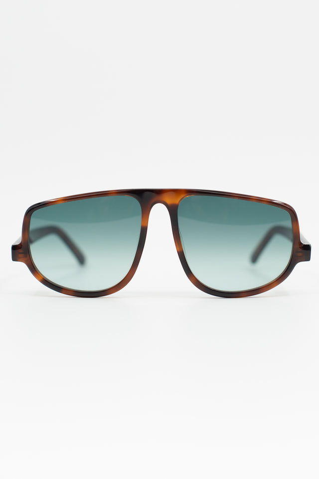 nathalie vleeschouwer Felice zonnebril in tortoise / blue