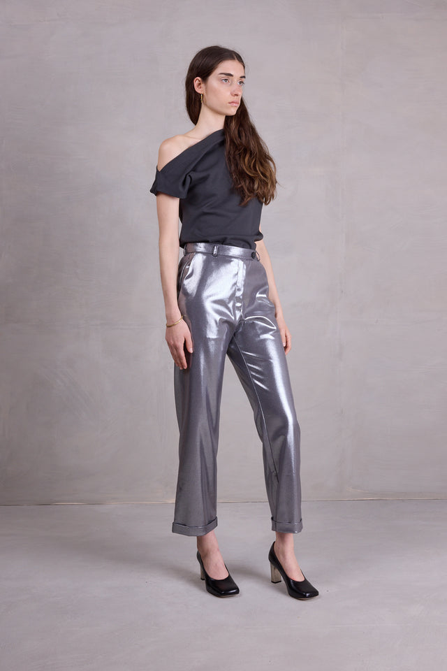 Nathalie Vleeschouwer Fella Asymmetrische Top In Antraciet