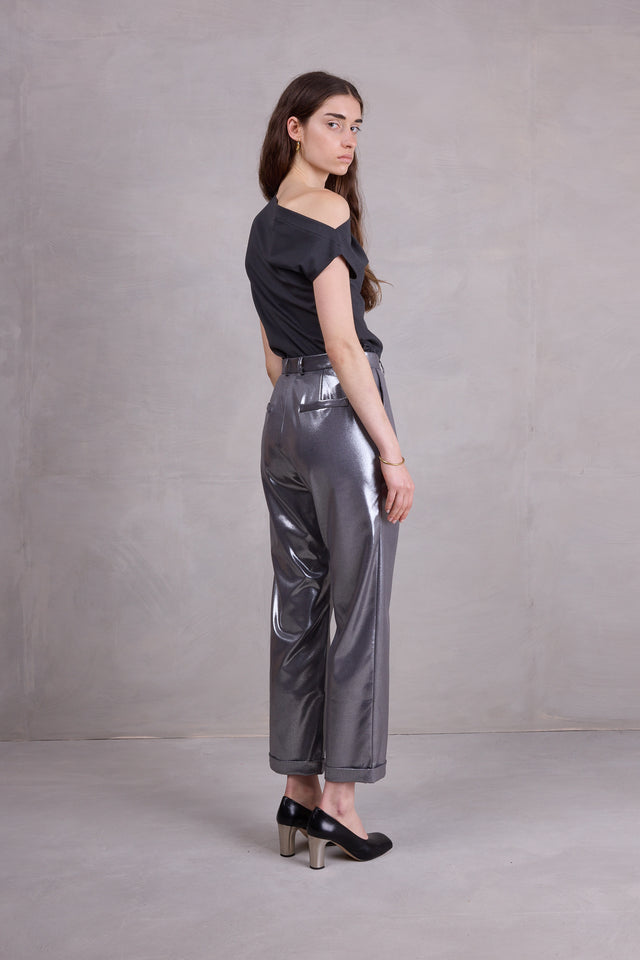 Nathalie Vleeschouwer Fella Asymmetrische Top In Antraciet