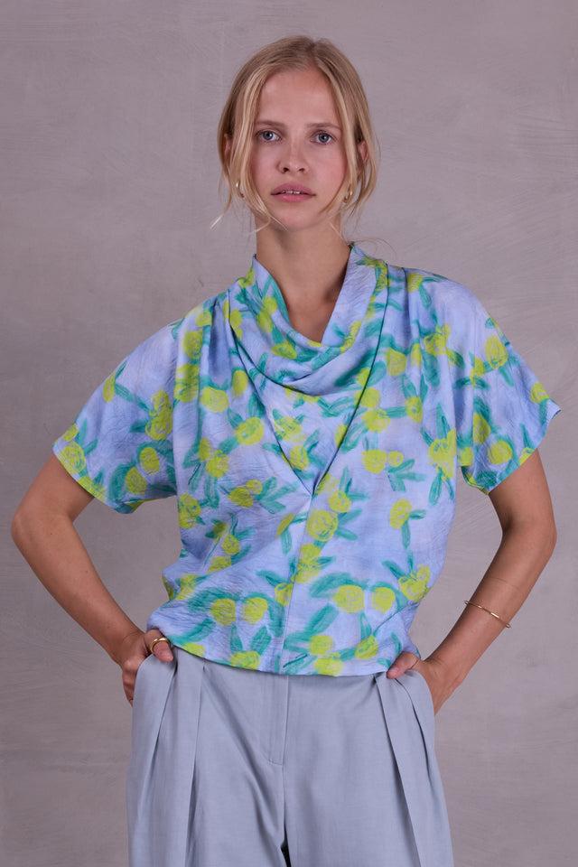 nathalie vleeschouwer Filipa blouse in limoncello flowers