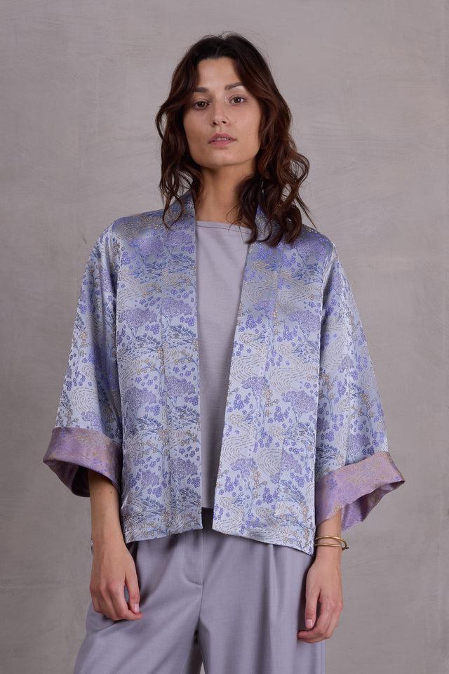 nathalie vleeschouwer Flenn kimono in mystical blue sakura