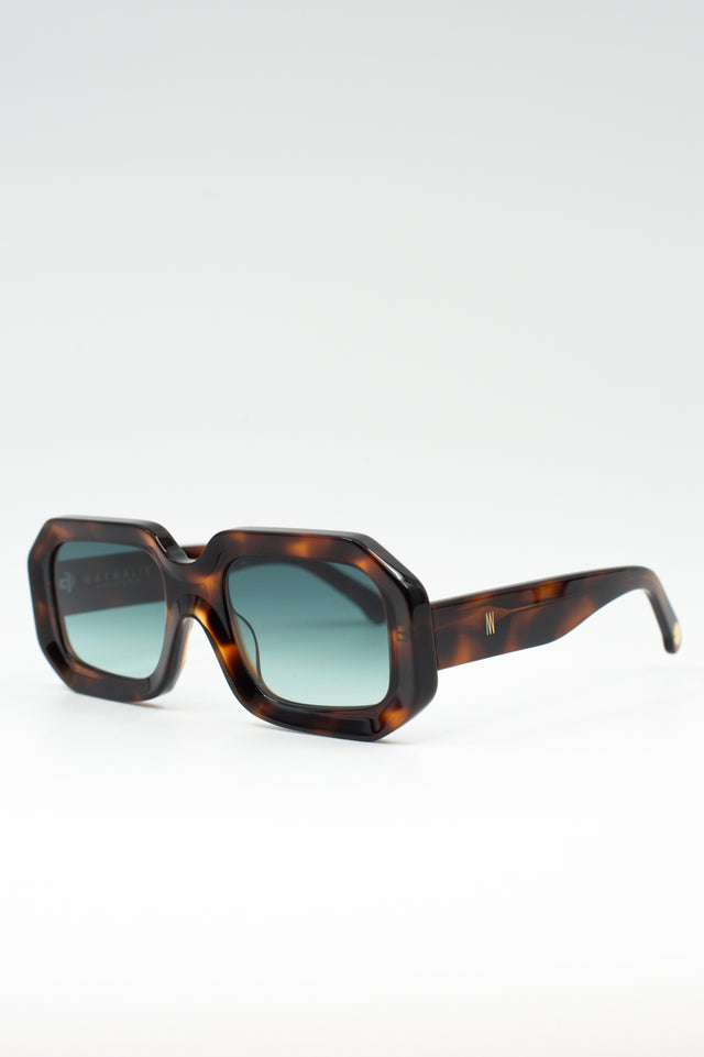 Nathalie Vleeschouwer Jackie Zonnebril In Tortoise / Blue