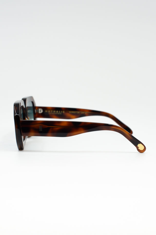 Nathalie Vleeschouwer Jackie Zonnebril In Tortoise / Blue