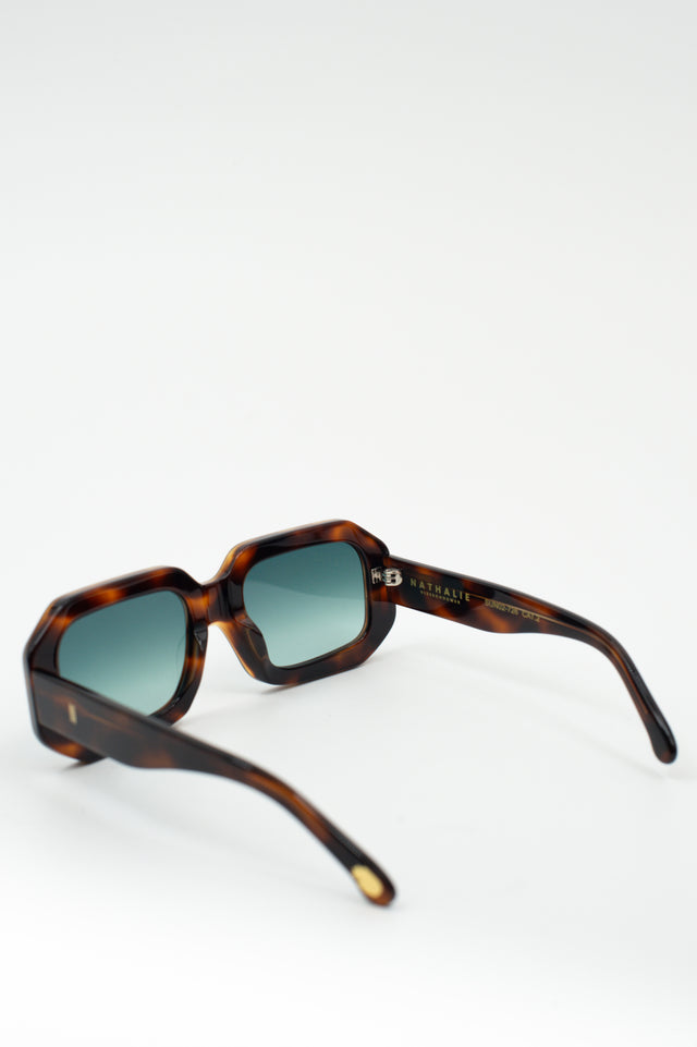 Nathalie Vleeschouwer Jackie Zonnebril In Tortoise / Blue
