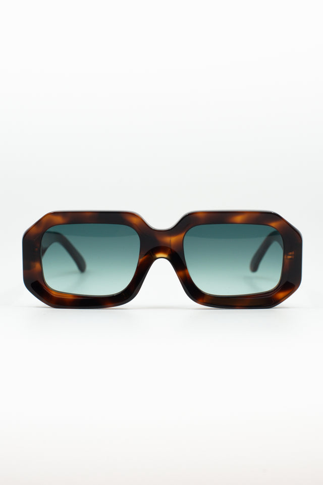 nathalie vleeschouwer Jackie zonnebril in tortoise / blue