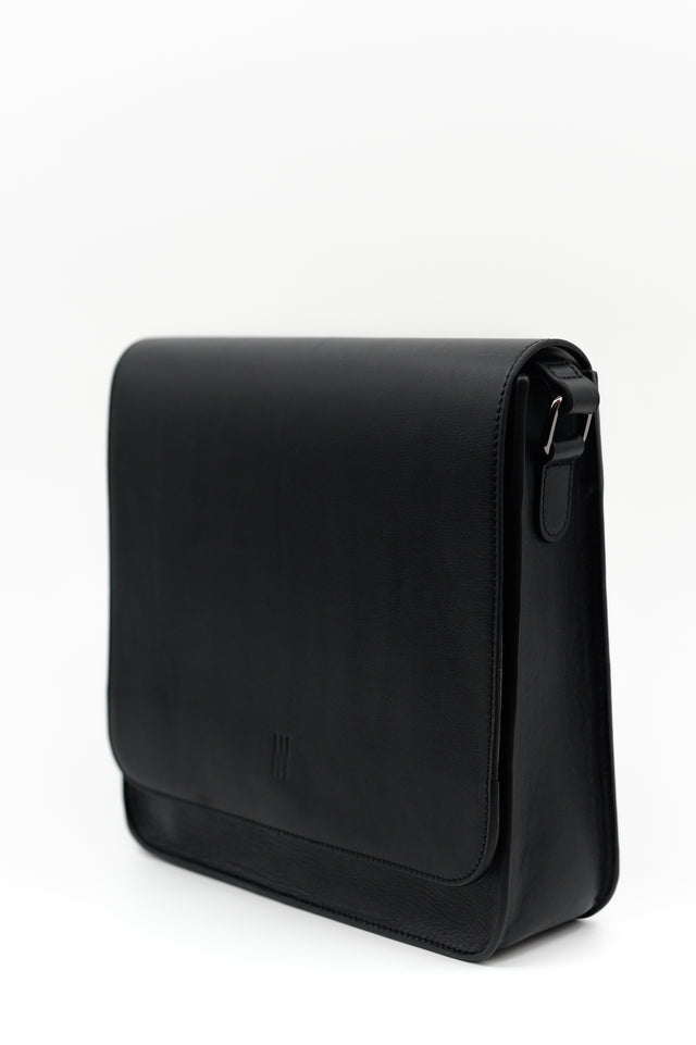 Nathalie Vleeschouwer Medium Crossbody Handtas In Zwart Nappaleer