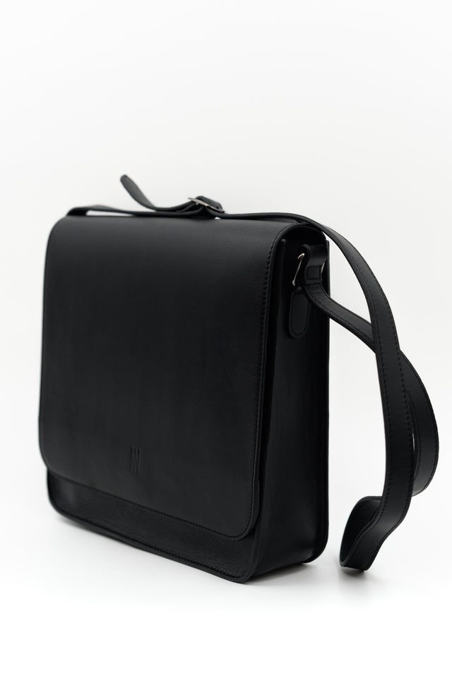 Nathalie Vleeschouwer Medium Crossbody Handtas In Zwart Nappaleer