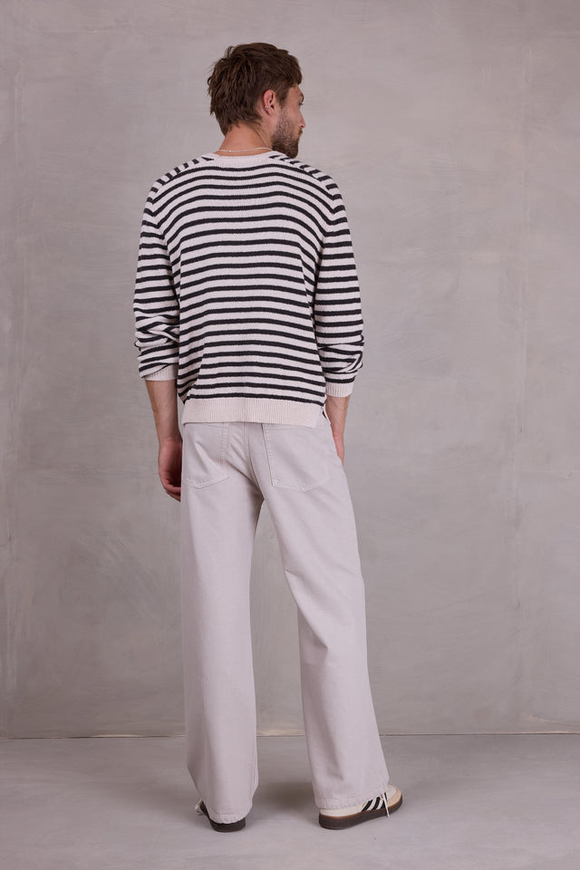 Nathalie Vleeschouwer Morra Gestreepte Katoenen Trui