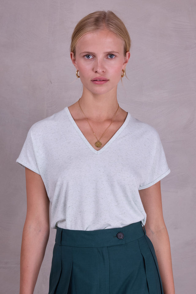 nathalie vleeschouwer Beckey T-shirt in celadon