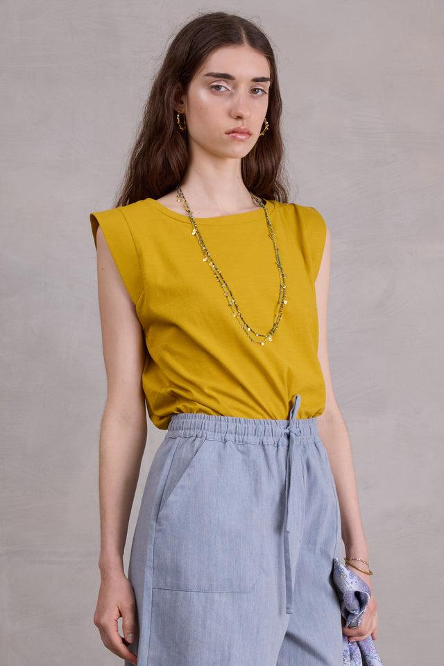 nathalie vleeschouwer Blue curry top