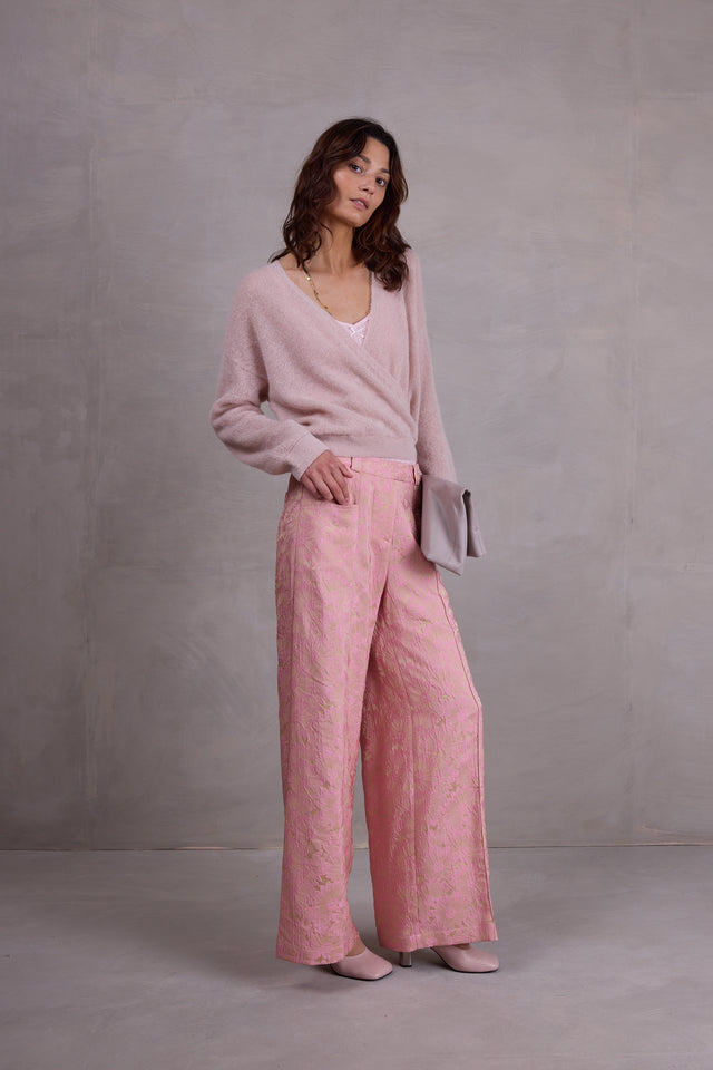 Nathalie Vleeschouwer Bolivar Broek In Pink Daisy